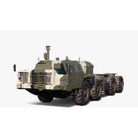 MAZ 543M 8x8 Truck Camouflage 3D